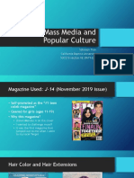 Analyzing Mass Media and Popular Culture