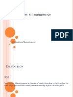 Productivity Measurement Numerical PPT 1