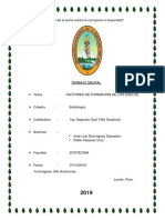 Factores de Formación de Suelo