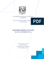 EqulibrioQuimicoydeFases ManualExperimental