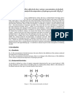 Ian Chow - Biology IA First Draft