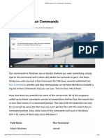 148 Windows Run Commands: - Posted On in by Lori Cline Jun 18, 2015 Windows
