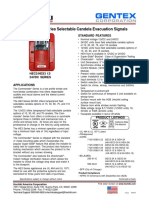 Commander Series Selectable Candela Evacuation Signals: Standard Features