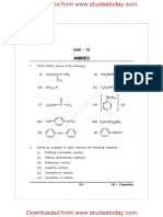 Amines Questions