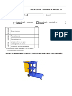 Check List Carro Porta Herramientas