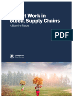 Decent Work in Global Supply Chains: A Baseline Report