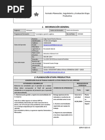 GFPI-F-023 Word Formato Planeacion Seguimiento y Evaluacion Etapa Productiva Numero 1