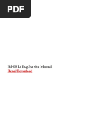 BTL 08 LT Ecg Service Manual