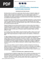 Capítulo 22 - Otras Carencias de Micronutrientes y Desórdenes Nutricionales Menores