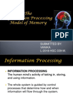 Information Processing Theory