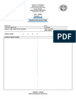 Cot - Rpms Teacher I - Observation Notes Form: Irisan National High School