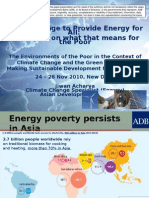 Challenges To Provide Energy For All and Examples On What That Means For The Poor - Presentation