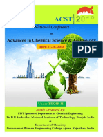 Advances in Chemical Science & Technology: National Conference