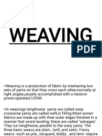 Weaving