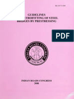 IRC SP 075 - 2008 (Retrofitting of Steel Bridges by Prestressing) PDF