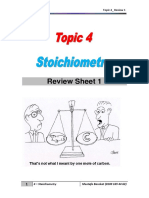 Stoichiometry Review 1