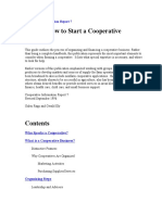 How To Start A Cooperative