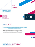 Suffrage, Election, and Political Parties