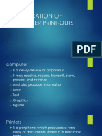 Identification of Computer Print-Outs