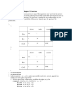 Answers To Selected Chapter 2 Exercises: Alicerc Bobrc Cyndyrc