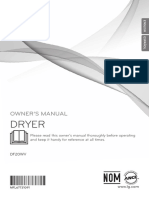 Dryer: Owner'S Manual