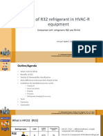 Use of R32 Refrigerant in HVAC-R Equipment: Comparison With Refrigerants R22 and R410A