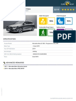 W247 Mercedes-Benz B-Class Euro NCAP Crash Test Result