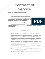 Contract of Service