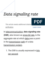 Data Signaling Rate