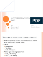 Cute Respiratory Failure ARF: by Baraa Zaghal Haneen Amer Inst: Mahdia Alkony