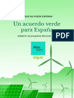 Un Acuerdo Verde para España