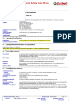 MSDS Castrol Perfecto XPG 32