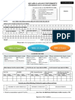 Quaid-I-Azam University: MBA (2 Years) MBA BBS (2 Years)