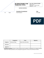 STS QAC SOP 006 Repair Procedure For Stainless Steel