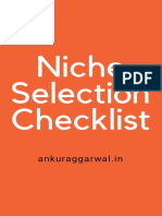 Niche Selection 1 PDF