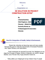 "Total Hse Solution in Project Construction Sites": Welcome To Presentation On