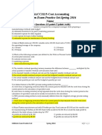 BACC3115-Cost Accounting Midterm Exam PR