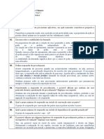 Questionário - Direito Processual Civil I