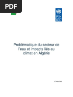 Algerie Rapport National Eau Adaptation