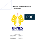 The Standard Deviation and Other Measures of Dispersion