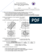 Mathematics 8 - Second Quarter