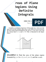 Areas of Plane Regions Using Definite Integrals