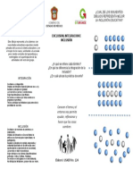 Tríptico Inclusión