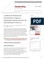 Análisis de Vibración de Rodamientos y Cajas de Engranajes Usando Técnicas de Demodulación - (Parte 2) - Prosig Noise & Vibration Blog