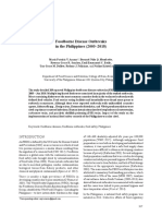 Foodborne Disease Outbreaks in The Philippines (2005-2018)