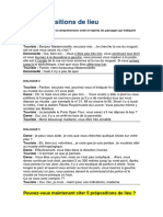 Prépositions de Lieu PDF