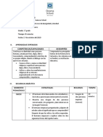 Sesión de Aprendizaje - 1er Grado