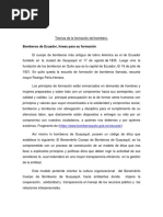 Breve Recorriodo Por La Formación de Los Bomberos de Ecuador, Panama y Venezuela