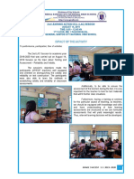 To Performance, Participation, Flow of Activities: GRADE 9 AP/ESP S.Y. 2019 - 2020