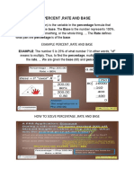 Percent, Rate and Base
